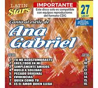 Karaoke: Ana Gabriel 1 - Latin Stars Karaoke