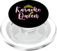 Karaoke Cantante Música Reina Micrófono Canción Regalo PopSockets PopGrip para MagSafe