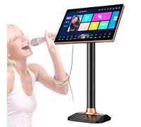 Karaoke con Pantalla Táctil De 20 Pulgadas, Compatible con Reproducción De Canciones En 4K Y Teléfono, WiFi Y Películas Y Millones De Descargas.,2T