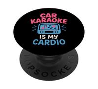 Karaoke de Coche Cantando en Coche Viaje por Carretera música Regalo PopSockets PopGrip Adhesivo