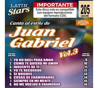 Karaoke: Juan Gabriel 3 - Latin Stars Karaoke