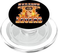 Karaoke Leyenda Amantes de la Música Cantantes Cantantes 90 Bootleg PopSockets PopGrip para MagSafe