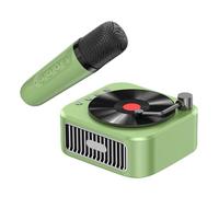 Karaoke Machine for Kids, Portable Retro Singing Toy, 1200mAh, Small Karaoke Speaker with Microphone, Handheld Music Player, Fun Easy to Use, 5W, ABS
