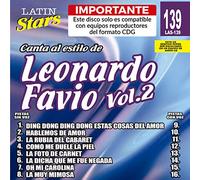 Karaoke Music CDG: Latin Stars Vol. 139 - Leonardo Favio 2 CDG