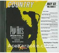 Karaoke Music CDG: Pop Hits Monthly Country May 2003 CDG