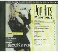 Karaoke Music CDG: Pop Hits Monthly Pop April 2001 CDG