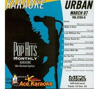 Karaoke Music CDG: Pop Hits Monthly Urban - March 2007 Karaoke CDG