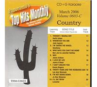 Karaoke Music CDG; Top Hits Monthly, Country - March 2006