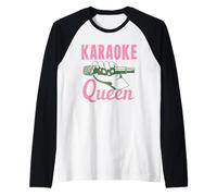 Karaoke Queen Camiseta Manga Raglan