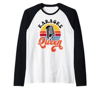 Karaoke Queen Camiseta Manga Raglan