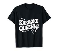 Karaoke Queen Mic, Amante de la música Divertida Camiseta