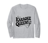 Karaoke Queen Mic, Amante de la música Divertida Manga Larga