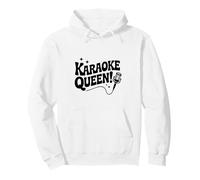 Karaoke Queen Mic, Amante de la música Divertida Sudadera con Capucha