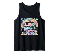 Karaoke Sing It Loud Sing It Proud Camiseta sin Mangas