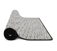 KARAT Alfombra de pasillo Geneva a medida, para pasillo, cocina, salón y dormitorio (80 x 250 cm, antracita)