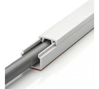 KARAT Canaleta para cables autoadhesiva, 1 m, 10 unidades, 16 x 16 mm, cinta adhesiva de espuma lista para montaje en la pared (Oskar 16 x 16 mm)