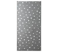 KARAT Dots&Stars - Alfombra de pasillo para niños y niñas, 80 x 100 cm, alfombra de juegos, para habitación infantil, salón, dormitorio (White Dots)