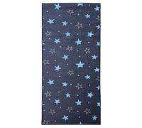 KARAT Dots&Stars - Alfombra de pasillo para niños y niñas, 80 x 200 cm, para habitación infantil, salón, dormitorio (Navy Stars)