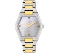 Tous - Reloj Analógico Con Brazalete De Acero, Acero Dorado Y Esfera De Nácar Karat Eight - Plateado - Dorado