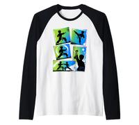 Karate Artes Marciales Champion Cinturón Negro Niño Camiseta Manga Raglan