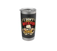 Karate Artes Marciales Dojo Black Belt Fighter Vaso térmico de acero inoxidable de doble pared