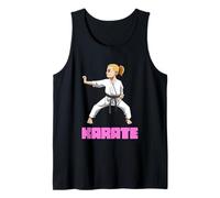 Karate Artes Marciales Karate Postura De Chica Karate Camiseta sin Mangas