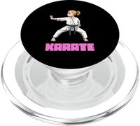 Karate Artes Marciales Karate Postura De Chica Karate PopSockets PopGrip para MagSafe