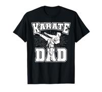Karate Black Belt Dad artes marciales japonesas Daddy Sport Camiseta