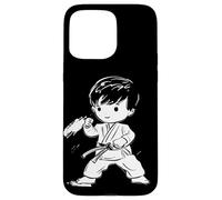 Karate Boy Comic Look Kumite para Niños Carcasa para iPhone 15 Pro Max