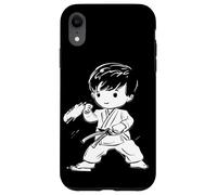 Karate Boy Comic Look Kumite para Niños Carcasa para iPhone XR