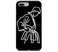 Karate Boy Sketch Karate Practice Boys Carcasa para iPhone 7 Plus/8 Plus