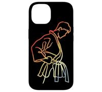 Karate Boy Sketch Vintage Look Shotokan Carcasa para iPhone 14