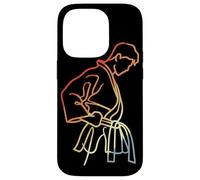 Karate Boy Sketch Vintage Look Shotokan Carcasa para iPhone 14 Pro