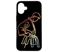 Karate Boy Sketch Vintage Look Shotokan Carcasa para iPhone 16 Plus