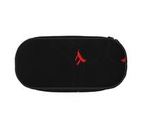 Karate Boy Vector - Estuche para lápices con cremallera de gran capacidad, cinturón intercambiable, organizador portátil de escritorio de oficina para adultos, Black, Talla única, Organizador de