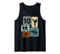 Karate Cumpleaños 10 años Boys Martial Arts Girl Karate Camiseta sin Mangas