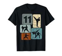 Karate Cumpleaños 11 años Boys Martial Arts Girl Karate Camiseta