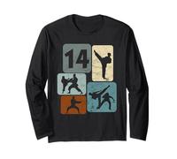 Karate cumpleaños 14 años Chicos Artes Marciales niñas Karate Manga Larga