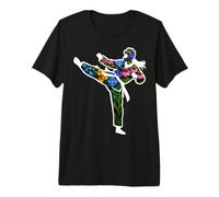 Karate de Taekwondo Floral Camiseta Premium