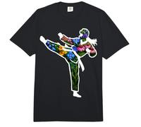 Karate de Taekwondo Floral Comfort Colors Adult Heavyweight T-Shirt