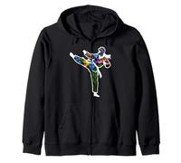 Karate de Taekwondo Floral Sudadera con Capucha