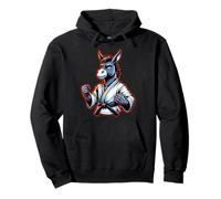 Karate Donkey Divertido Para Amantes Del Arte Marcial Sudadera con Capucha