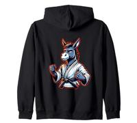 Karate Donkey Divertido Para Amantes Del Arte Marcial Sudadera con Capucha