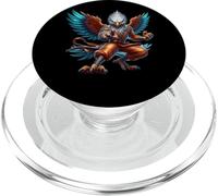 Karate Eagle Warrior Fierce Avian Kung-Fu PopSockets PopGrip para MagSafe