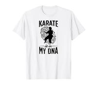Karate está en mi ADN Gráfico de Huella Digital Camiseta