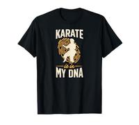 Karate está en mi ADN Gráfico de Huella Digital Camiseta