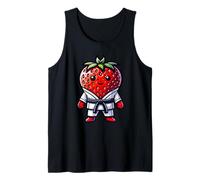 Karate Fresa Divertido Para Hombres Mujeres Niños Risas Camiseta sin Mangas