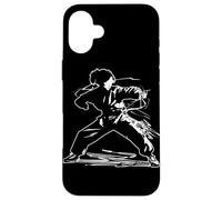 Karate Girl Dibujo Shotokan Girls Carcasa para iPhone 16 Plus