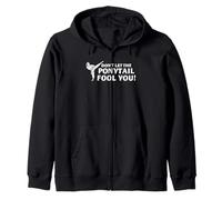 Karate Girl Don't Let Ponytail Engañar Artes Marciales Mujeres Sudadera con Capucha