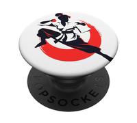 Karate Girl Karateka PopSockets PopGrip Adhesivo